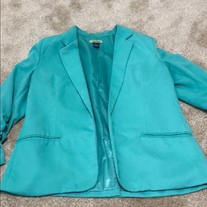 Teal blazer